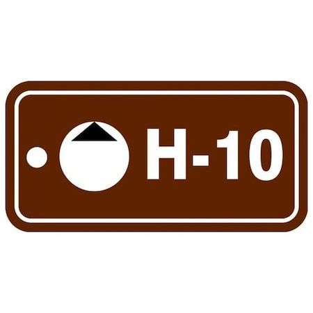 Accuform PF-Cardstock, 3-1/4 in Width, 1/4 in Height, , 5 PK TDF510XVM